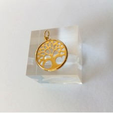 Μενταγιόν Δένδρο Ζωής χρυσό 14Κ (N196)